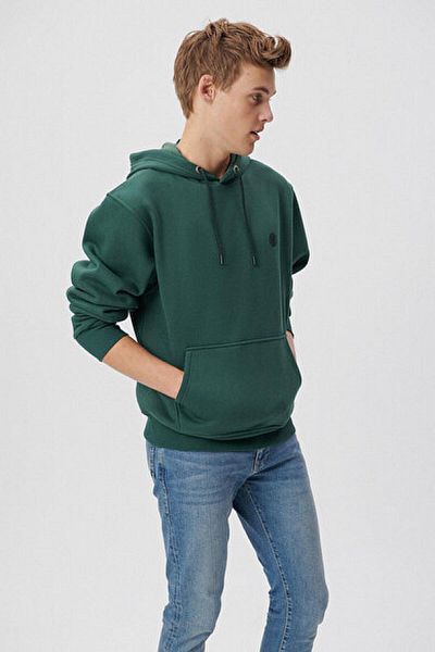 Mavi M065809-71580-fw Hanorac cu glugă Deep Forest Green Hanorac pentru bărbați