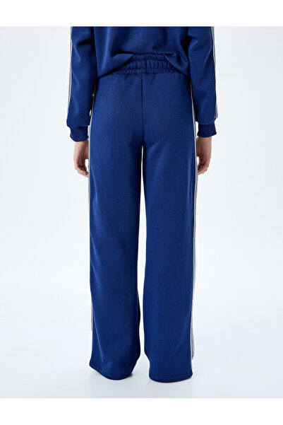 Koton Şardonlu Şerit Detaylı Beli Lastikli Geniş Paça Rahat Kalıp Eşofman Altı