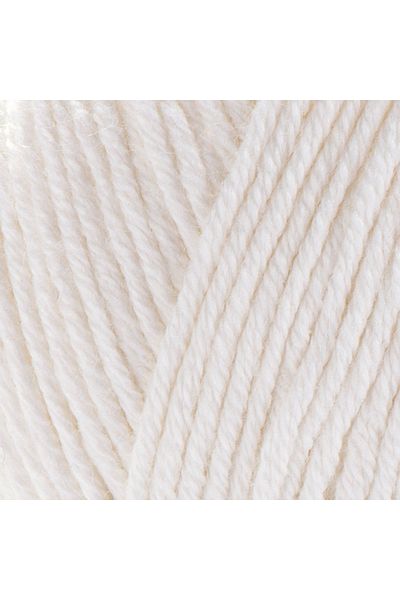Yarnart Ideal - Πλεκτό νήμα χειρός Off White-222 - 100% βαμβάκι 5 πακέτο