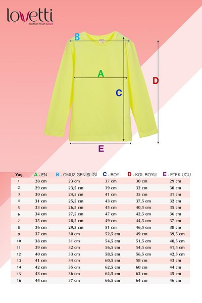 LOVETTI Cherry Decay Basic Unisex Kids Seasonal Crew Neck Long Sleeve T-Shirt