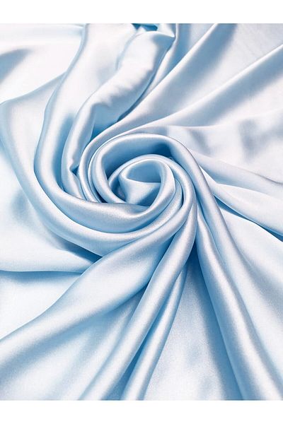 silkworm Siklworm Life, Față de pernă din mătase pură 100% Baby Blue Albastru deschis (50 cm X 70 cm) 1 bucată...