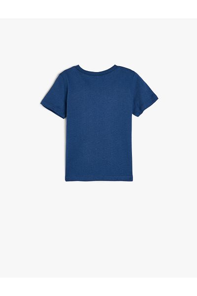 Koton Tricou din bumbac cu mânecă scurtă, cu detaliu imprimat
