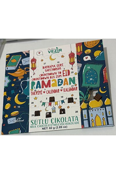 Vezir Ramazan Çikolata Takvimi 82 G X 8 Adet