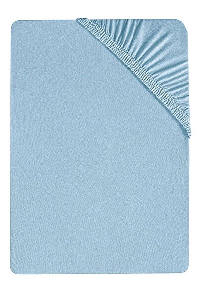 COTENCONCEPT 2 Pieces Plain Cotton Single 80 X 200 X 30 cm Elastic Combed Bed Sheet