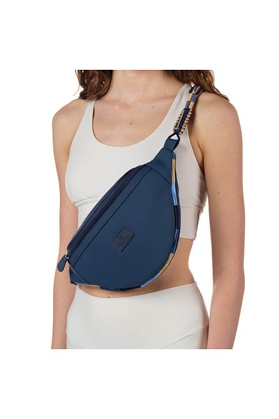 Happy-Nes Deep Sea Navy Blue Waist and Shoulder Bag - Modern Design, Useful Features