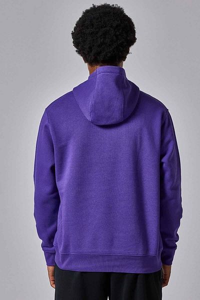 Nike Суичър с качулка от клуба Лос Анджелис Лейкърс