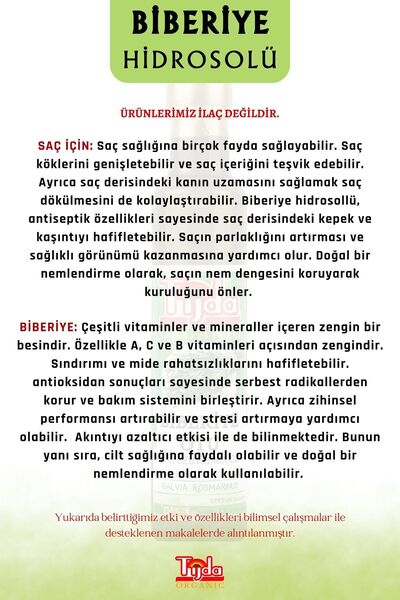 TİJDA Rosemary Extract Is Produced from Pure Fresh Herbs. Essence for Hair Care 250 ml (Salvia Rosmarinus)