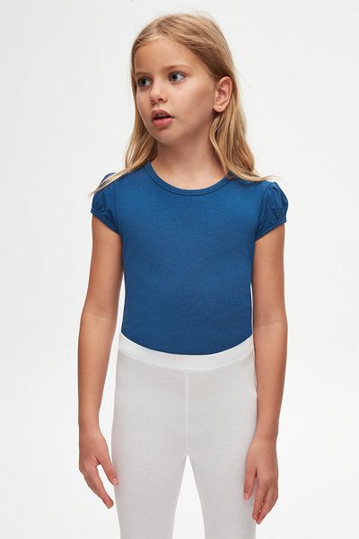 LOVETTI White Girl's Plain Basic Below the Knee Capri