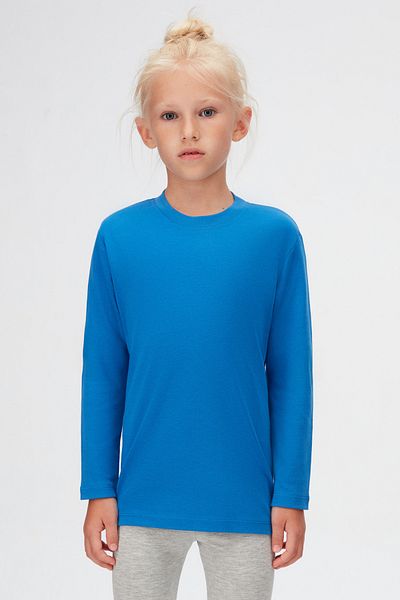 LOVETTI UniSex KidS T-Shirt - SakS BaSic, Crew Neck, Long Sleeve