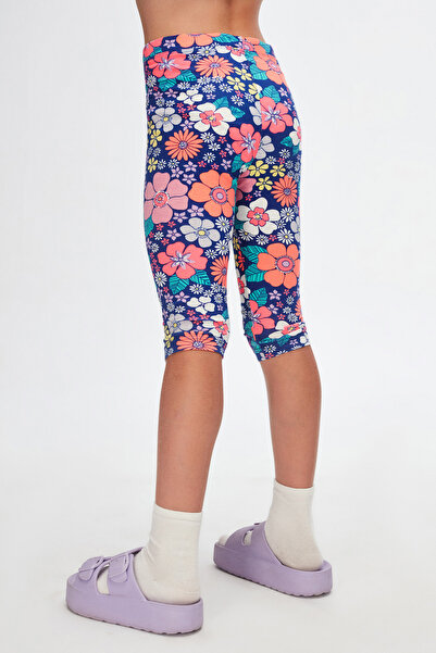 LOVETTI Κολάν για κορίτσια Neon Garden με μοτίβο μέχρι τη γάμπα