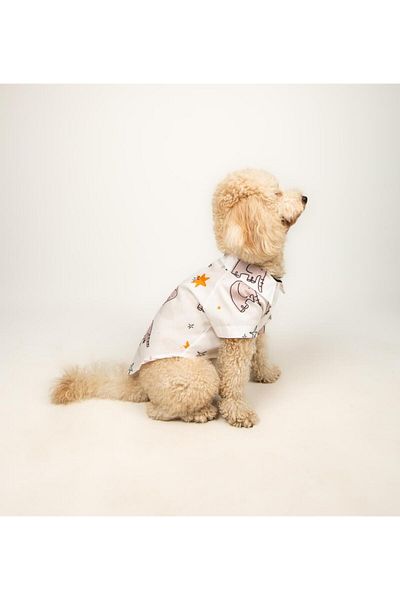 Buf & Buf Elephant Sky - Summer Cat Dog Shirt Small Medium Breed Custom Printed