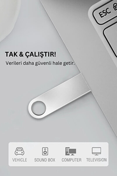 Abbruch 64 GB Ultra Hızlı Usb Flash Bellek Sürücü Metal Tasarım Data Traveler USB 3.0