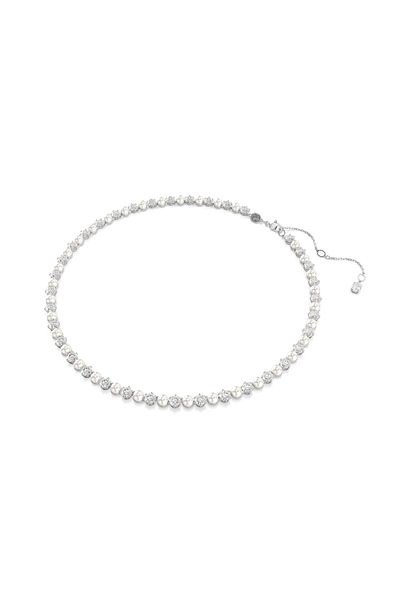 Swarovski Matrix Silberfarbene Halskette 5689623
