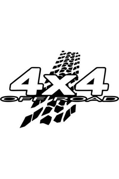 Genel Markalar 4x4 OFF ROAD STİCKER resimdekinin aynısı  25CM-25CM (1 adet)