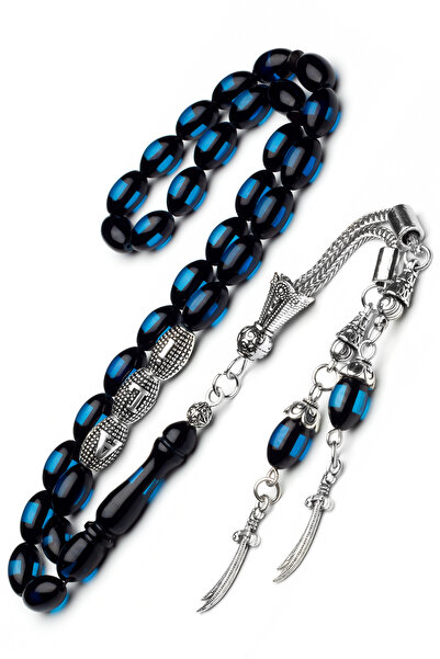 OTTOTESBİH Erkek Hediyelik Zülfikar Kılıcı Püskül Kehribar Tesbih, Isimli Tespih