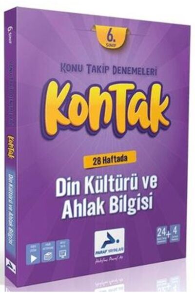 paraf yayınları 6. Sınıf Kontak Din Kültürü Ve Ahlak Bilgisi Denemeleri