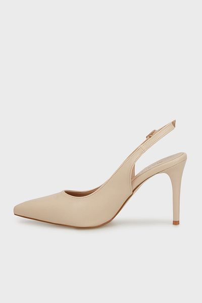 Rachel Pantofi cu toc din piele cu vârf ascuțit - PANTOFI cu spatele deschis 036R464