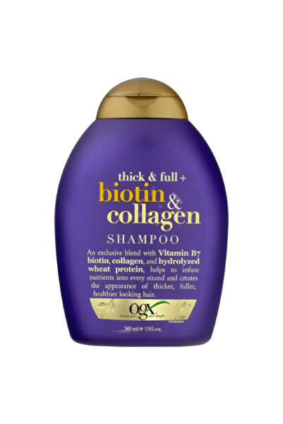OGX شامبو البيوتين والكولاجين 13 أونصة