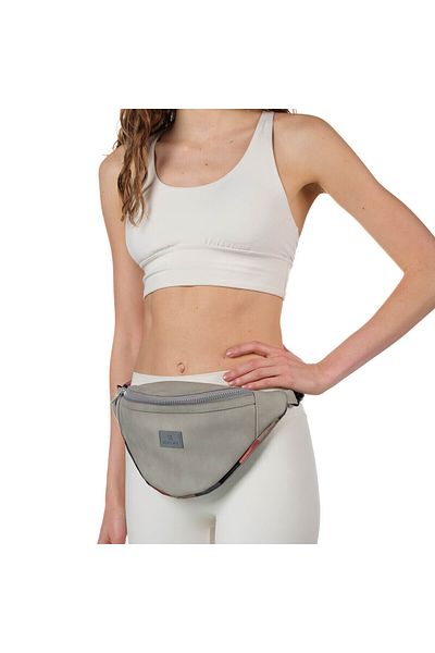 Happy-Nes Lunar Mist Stone Gray Waist and Shoulder Bag - Modern and Functional Bag
