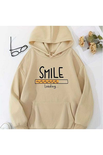 MERRY ME Winter Hooded Hoodie - Printed, Oversize, Thick 3 Thread Sweatshirt