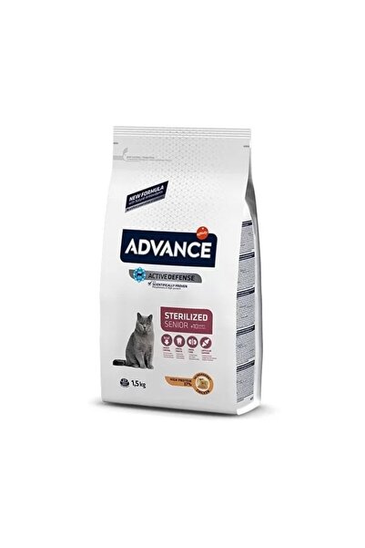 Advance Sterilised Senior +10 Yaş Kısırlaştırılmış Yaşlı Kedi Maması 1.5 Kg