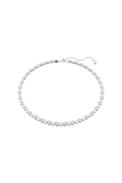 Swarovski Matrix Silberfarbene Halskette 5689623