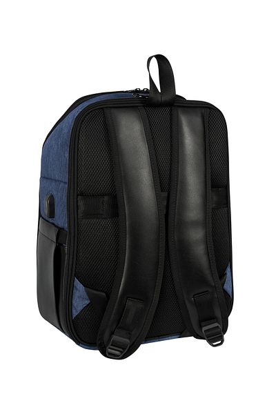 barberri 25N-03-0021 Rucsac de afaceri cu port USB de 17 inchi cu protecție completă pentru notebook + tabletă + compartiment pentru telefon