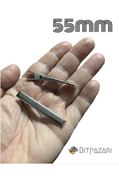 Flea Market 5.5 cm - Metal Clamp Buckle - Crocodile Buckle - 50 Pieces