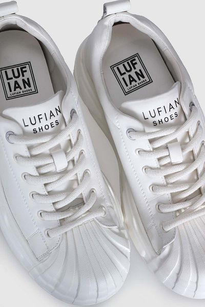 Lufian 121230004   Jesica Unisex White Sneaker Shoes