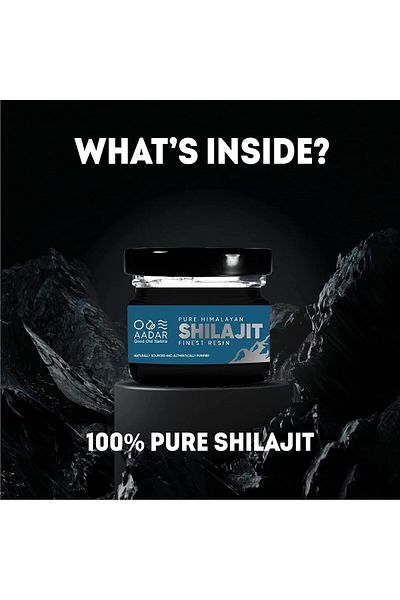 Aadar Pure Himalayan Shilajit - Finest Resin (15 g)