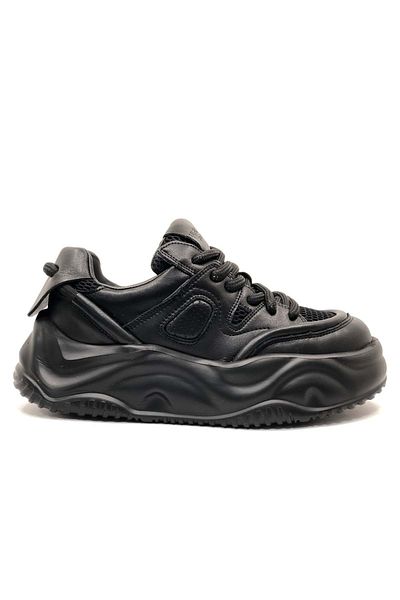 Lufian 121230021 Gemba Sneaker Pantofi sport unisex din piele Negru