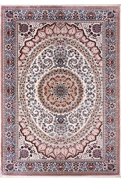 Beşler Premium Yüksek Kalite Dokuma Krem Ev ve Ofis Halısı % 100 Polyester