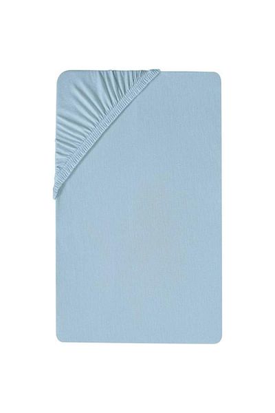 COTENCONCEPT 120 X 200 X 30 cm Plain Cotton Single Elastic Fitted Combed Cotton Bed Sheet