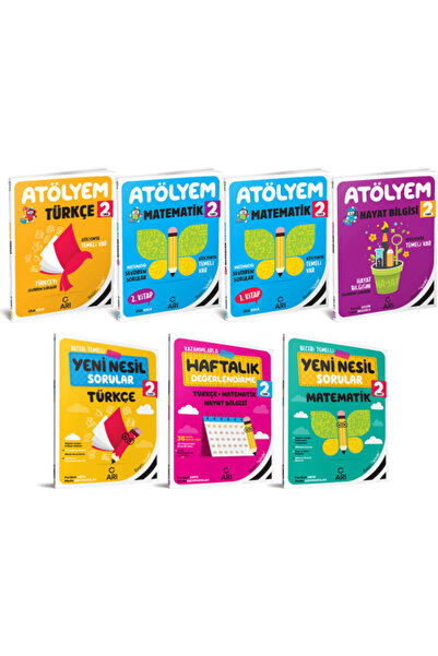 Arı Yayıncılık Arı Yayınları 2. Sınıf Atölyem Set (7 Kitap)