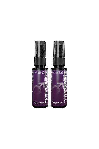 Aadar Performance Oil Stamina Booster for Men  30ml Pack of 2