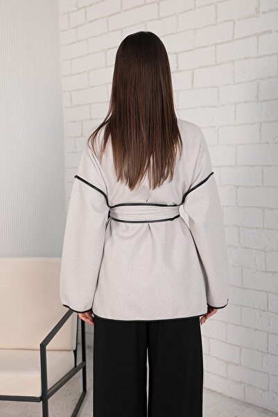 Melike Tatar 3-3434 Model Gray Thin Stamped Cap