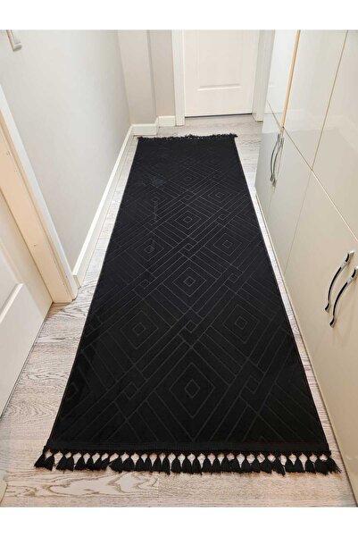 YTR HOME Soft Plush Patterned Runner Non-Slip Base Decorative Living Room Kitchen Carpet Runner