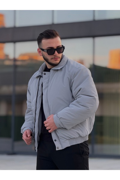 KINGAF ERKEK OVERSİZE DERİ MONT