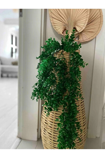RUSTİKEVDECORART El Yapımı Hasır Örgü Vazo Pampas Vazosu Çin Vazosu Çiçeklik Saksılık