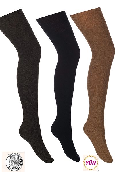 Diba Over Knee Wool Socks - Women's Set of 3