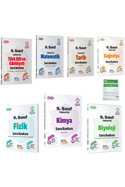 Çap Yayınları Çap Yayınları 9. Sınıf  Tüm Dersler Plus Soru Bankası (7 Kitap)