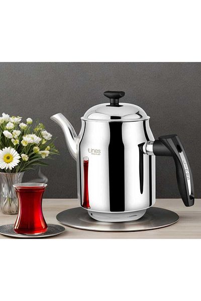 Rossel Premium إبريق شاي فولاذي من لاينز كوفيسي رقم:4