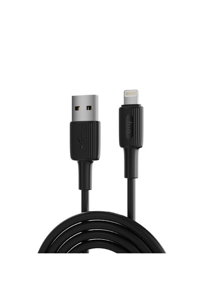 Juo 12w 2.4a Usb-a To Lightning Iphone Ipad Silikon Hızlı Şarj Ve Data Kablos...