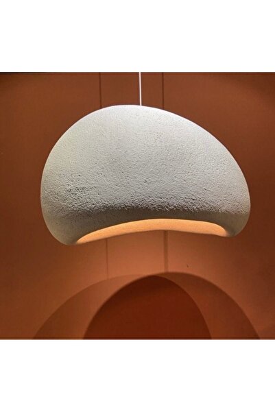 abacıshop 1 Adet 55 Cm Kaya Beton Bone Sarkıt Avize Beton Sarkıt Avize