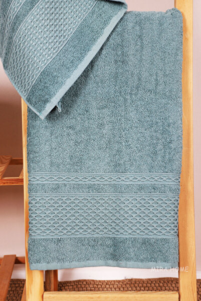 Mira Home Набір з 4 рушників для ванної кімнати з мелодійним візерунком