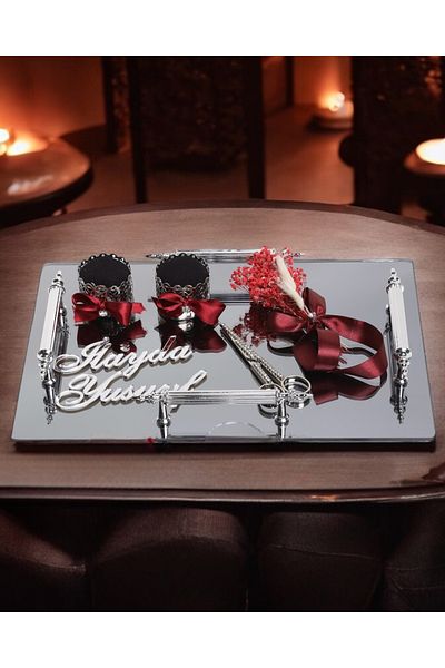 CyzHome Reverence Silver Promise Tray