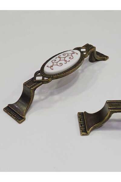 Gür GÜR 128 MM ANTİK SARI ZİRVE GÜR DOLAP-ÇEKMECE-MOBİLYA-MUTFAK KULPLARI