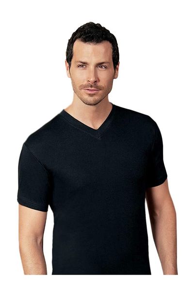 Şahinler Me011 Men's Colorful Large Size V-neck Undershirt No:60