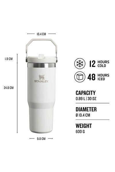 Stanley كوب ترمس آيس فلو فليب سعة 0.89 لتر - مزود بقش