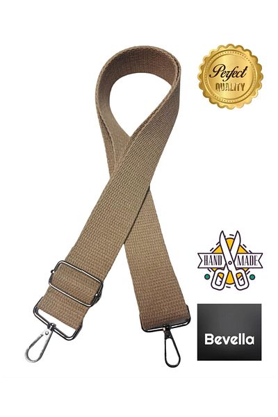 Bevella Υφαντό βαμβακερό κολώνο ρυθμιζόμενο λαβή τσάντας - λουράκι τηλεφώνου (130 cm)